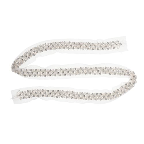 YOSADIER Dekoratives Spitzenband mit Perlen und Strass Vielseitiges Zubehör für Kleidung zum Aufnähen und Verzieren von Kostümen Taschen und Mehr YOSADIER Dekoratives Spitzenband mit Perlen und Strass Vielseitiges Zubehör für Kleidung zum Aufnähen und Verzieren von Kostümen Taschen und Mehr von YOSADIER
