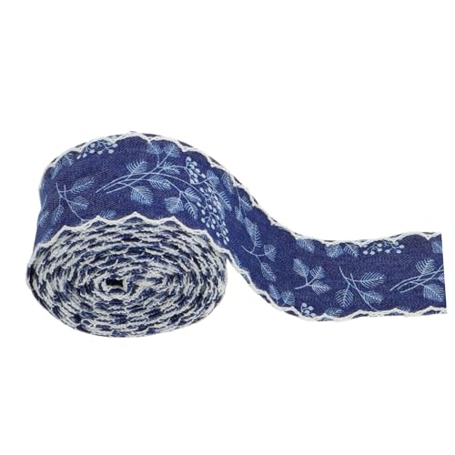 YOSADIER Denim Ribbon mit Gewelltem Spitzenrand Diy Dekoration für Kleidung Schuhe Haarschleifen und Haarbänder Breit Yards für Kreative Projekte und Vielseitige Gestaltungsmöglichkeiten YOSADIER Denim Ribbon mit Gewelltem Spitzenrand Diy Dekoration für Kleidung Schuhe Haarschleifen und Haarbänder Breit Yards für Kreative Projekte und Vielseitige Gestaltungsmöglichkeiten von YOSADIER