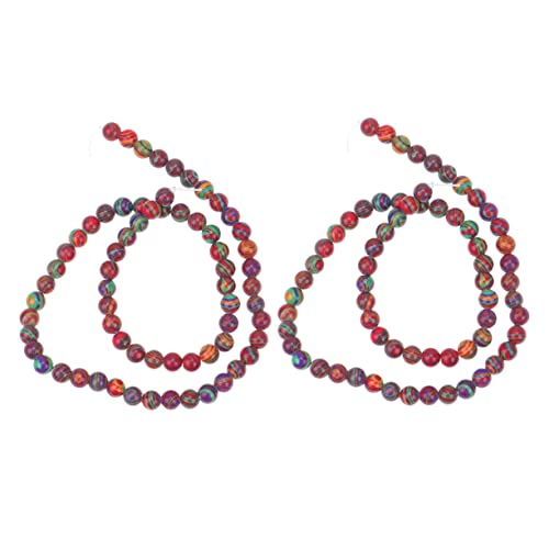 YOSADIER Diy Schmuckperlen Stränge Bunter Polierter Malachit Perlen für Armbänder und Mehr Basteln und Schmuckherstellung pro Strang YOSADIER Diy Schmuckperlen Stränge Bunter Polierter Malachit Perlen für Armbänder und Mehr Basteln und Schmuckherstellung pro Strang von YOSADIER