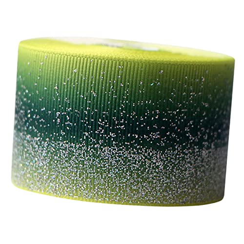 YOSADIER Farbverlaufsband Grosgrain Ribbon Verpackung farbiges Band Ripsband Fleckband Bänder zum Verpacken glänzendes Band hochzeitsgeschenk Hochzeitsbänder Grosgrain-Bänder Polyester Grün YOSADIER Farbverlaufsband Grosgrain Ribbon Verpackung farbiges Band Ripsband Fleckband Bänder zum Verpacken glänzendes Band hochzeitsgeschenk Hochzeitsbänder Grosgrain-Bänder Polyester Grün von YOSADIER