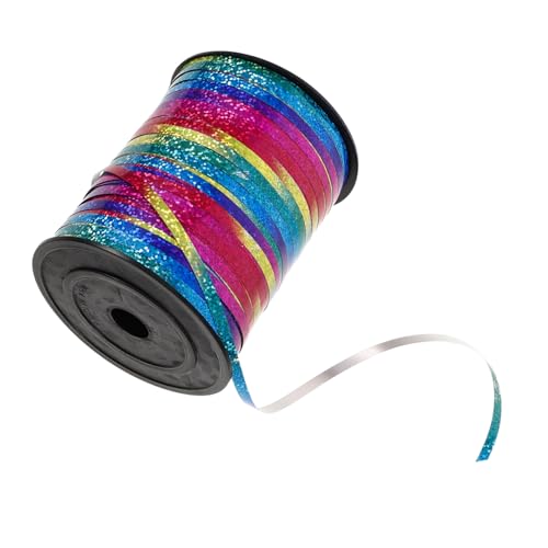 YOSADIER Geschenkband in Holographisch Dekoratives Verpackungsband zum Schleifenbinden und Luftballon Dekorieren Langlebiges Leichtes Curling Geschenkband für Party und Geschenkbox YOSADIER Geschenkband in Holographisch Dekoratives Verpackungsband zum Schleifenbinden und Luftballon Dekorieren Langlebiges Leichtes Curling Geschenkband für Party und Geschenkbox von YOSADIER