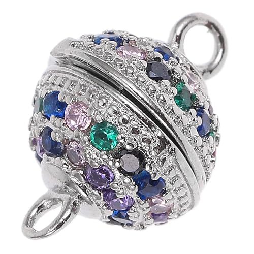 YOSADIER Halskette Mit Farbigem Diamantarmband Süße Armbandanhänger Karabinerverschlüsse Für Halskette Schmuckbefund Zauberverschluss Halskettenverschlüsse Für Die Schmuckherstellung Magnet von YOSADIER