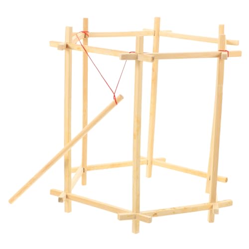YOSADIER Laternen Ständer Rahmen Laternenhalter Zum Basteln Holzlaterne Selber Machen Laternenspielzeug Für Laterne Diy Holzmaterialien Bastelbedarf Für Hölzern Light Brown YOSADIER Laternen Ständer Rahmen Laternenhalter Zum Basteln Holzlaterne Selber Machen Laternenspielzeug Für Laterne Diy Holzmaterialien Bastelbedarf Für Hölzern Light Brown von YOSADIER