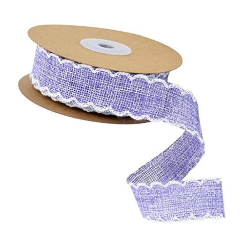 YOSADIER Leinenband Yards Welliges Geschenkband Lila DIY Blumenverpackungen Partydekoration und Home Office Wiederverwendbar und Hautfreundlich YOSADIER Leinenband Yards Welliges Geschenkband Lila DIY Blumenverpackungen Partydekoration und Home Office Wiederverwendbar und Hautfreundlich von YOSADIER