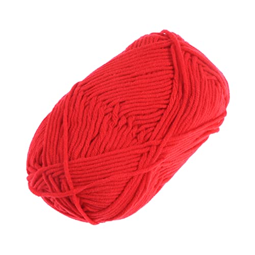 YOSADIER Milch-Baumwoll-Garn Schal Gewebte Anfänger bündeln Das Garne zum Häkelstricken Stich scarf milk cotton yarn Baumwollgarn zum Stricken Baumwollgarn zum Häkeln Strickgarn rot YOSADIER Milch-Baumwoll-Garn Schal Gewebte Anfänger bündeln Das Garne zum Häkelstricken Stich scarf milk cotton yarn Baumwollgarn zum Stricken Baumwollgarn zum Häkeln Strickgarn rot von YOSADIER