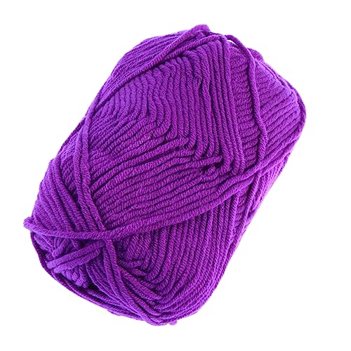 YOSADIER Milch-Baumwoll-Garn häkeln Pullover Plüschgarn Strang lila Schal Das Stränge Stich gestrickt einfach klobig Baumwolle scarf milk cotton yarn Baumwollgarn zum Stricken Strickgarn YOSADIER Milch-Baumwoll-Garn häkeln Pullover Plüschgarn Strang lila Schal Das Stränge Stich gestrickt einfach klobig Baumwolle scarf milk cotton yarn Baumwollgarn zum Stricken Strickgarn von YOSADIER