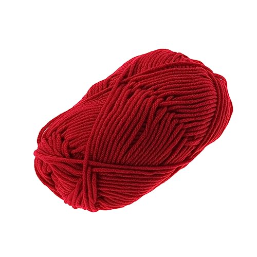 YOSADIER Milch-baumwoll-garn Einfach Schal Baumwollgarn Klobig Garn Zum Häkeln Gestrickt Wolle Strickgarn Stricken Schüttgut Rotes Garn YOSADIER Milch-baumwoll-garn Einfach Schal Baumwollgarn Klobig Garn Zum Häkeln Gestrickt Wolle Strickgarn Stricken Schüttgut Rotes Garn von YOSADIER