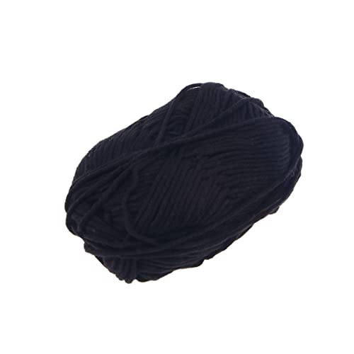 YOSADIER Milch-baumwoll-garn Häkeln Klobig Stoff Baumwolle Schal Häkelgarn Garn Zum Stricken Baumwollgarn Haken Strickgarn Black YOSADIER Milch-baumwoll-garn Häkeln Klobig Stoff Baumwolle Schal Häkelgarn Garn Zum Stricken Baumwollgarn Haken Strickgarn Black von YOSADIER