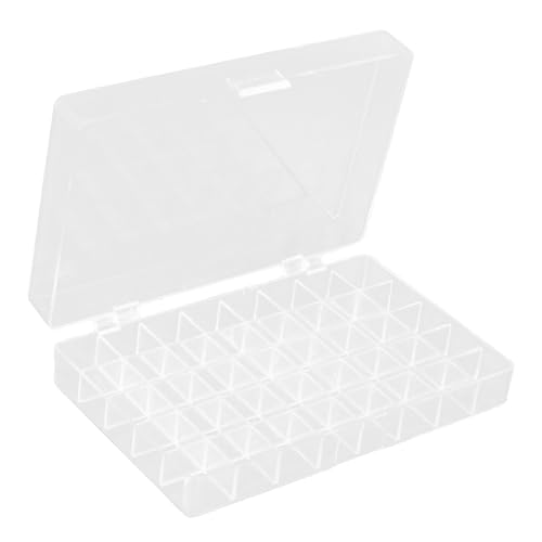 YOSADIER Organizer-behälterbox: 40 Fächer, Transparente Teile-organizer-box Mit Deckel Für Fingerschwämme, Künstlerbedarf, Schmuck, Perlen, Haargummis, Kleine Werkzeuge, Angelgeräte YOSADIER Organizer-behälterbox: 40 Fächer, Transparente Teile-organizer-box Mit Deckel Für Fingerschwämme, Künstlerbedarf, Schmuck, Perlen, Haargummis, Kleine Werkzeuge, Angelgeräte von YOSADIER