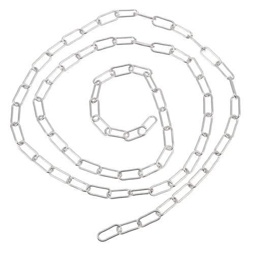 YOSADIER Paperclip Kette für Diy Schmuckherstellung Langlebig und Rostfrei Praktische Ketten für Armbänder Lange Kette Stahlfarbe für und Handarbeiten YOSADIER Paperclip Kette für Diy Schmuckherstellung Langlebig und Rostfrei Praktische Ketten für Armbänder Lange Kette Stahlfarbe für und Handarbeiten von YOSADIER