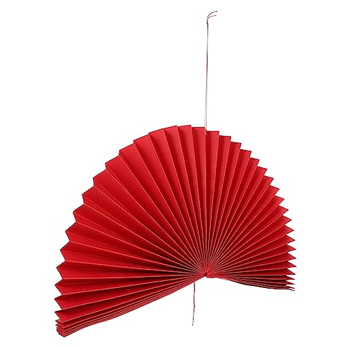 YOSADIER Runder Papierfächer im Chinesischen Stil Rote Hängende Papiergirlande für Partys Hochzeiten und Festlichkeiten YOSADIER Runder Papierfächer im Chinesischen Stil Rote Hängende Papiergirlande für Partys Hochzeiten und Festlichkeiten von YOSADIER