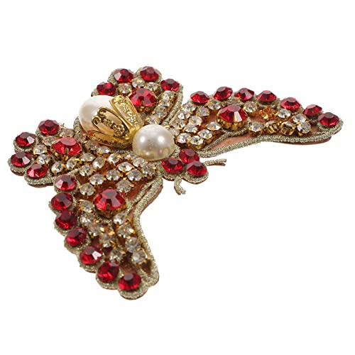 YOSADIER Schmetterling Rhinestone Bügelpatch Dekorativer Aufnäher für Kleidung Hüte und Handwerk Rot für DIY Projekte Langlebig und Ansprechend YOSADIER Schmetterling Rhinestone Bügelpatch Dekorativer Aufnäher für Kleidung Hüte und Handwerk Rot für DIY Projekte Langlebig und Ansprechend von YOSADIER
