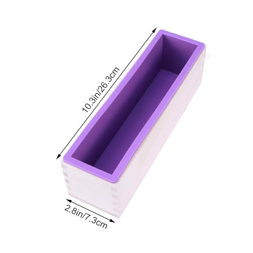 YOSADIER Seifenformen Holzbox Lila S DIY Oval Handmade Soap Molds Auslaufsicher Langlebig Geruchsneutral Einfach Zu Reinigen Für Seifenherstellung von YOSADIER