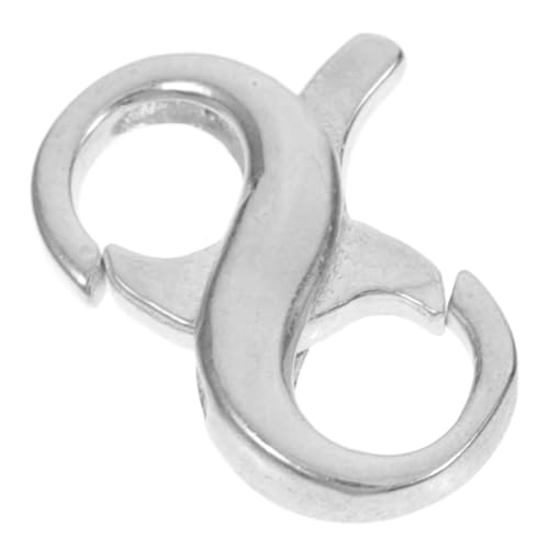 YOSADIER Silber Karabinerverschluss Doppelter Öffnungsmechanismus für Schmuck für Kettenverlängerung und DIY Projekte mit Einzigartigem Design und Einfacher Handhabung YOSADIER Silber Karabinerverschluss Doppelter Öffnungsmechanismus für Schmuck für Kettenverlängerung und DIY Projekte mit Einzigartigem Design und Einfacher Handhabung von YOSADIER