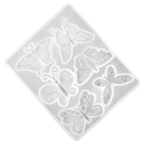 YOSADIER Silikonform für Schmuck DIY Teiliges Schmetterling Anhänger Gießform Ohrringe und Einfache Handhabung und Zubehör YOSADIER Silikonform für Schmuck DIY Teiliges Schmetterling Anhänger Gießform Ohrringe und Einfache Handhabung und Zubehör von YOSADIER