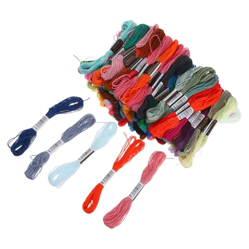 YOSADIER Teiliges Stickgarn Set Fadebeständiges Stickgarn für Kreuzstich Diy Freundschaftsarmbänder Robustes Nähgarn Geeignet für Anfänger und Fortgeschrittene Leicht zu Verstauen von YOSADIER