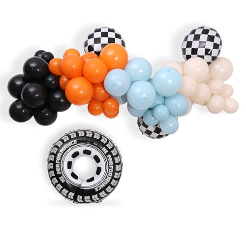 Race Car Theme Birthday Balloon Garland Kit - Two Fast Balloon Garland, Muted Car Birthday Party Decorations, Fast Birthday Decorated Latex Balloon Arch, Boys Baby Shower Balloons Race Car Theme Birthday Balloon Garland Kit - Two Fast Balloon Garland, Muted Car Birthday Party Decorations, Fast Birthday Decorated Latex Balloon Arch, Boys Baby Shower Balloons von YOUAME