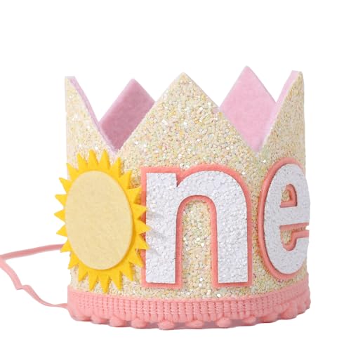 YOUAME Sunshine One Geburtstagskrone – Sonne 1. Geburtstag, Party-Dekoration, Mädchen One Bohemian Geburtstag Hut Outfit, erste Reise um die Sonne, Party-Dekoration, You Are My Sunshine First Birthday YOUAME Sunshine One Geburtstagskrone – Sonne 1. Geburtstag, Party-Dekoration, Mädchen One Bohemian Geburtstag Hut Outfit, erste Reise um die Sonne, Party-Dekoration, You Are My Sunshine First Birthday von YOUAME