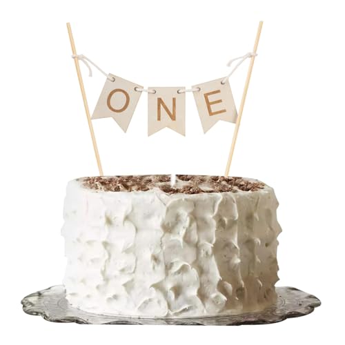 Cake Topper 1. Holz Tortendeko 1. Handgefertigter Kuchentopper Banner für Jungen und Mädchen Geburtstagskuchen Dekorationen Cake Topper 1. Holz Tortendeko 1. Handgefertigter Kuchentopper Banner für Jungen und Mädchen Geburtstagskuchen Dekorationen von YOUDALIS
