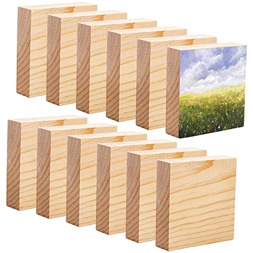 YOUEON 12 Stück unbearbeitete Holzblöcke für Kunst und Handwerk, 10,2 x 10,2 x 2,5 cm MDF-Holzplatte Holz quadratische Blöcke Handwerk Panels ideal für Kunsthandwerk, Malerei, DIY-Projekte YOUEON 12 Stück unbearbeitete Holzblöcke für Kunst und Handwerk, 10,2 x 10,2 x 2,5 cm MDF-Holzplatte Holz quadratische Blöcke Handwerk Panels ideal für Kunsthandwerk, Malerei, DIY-Projekte von YOUEON