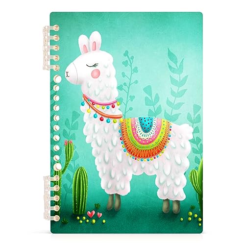 YOUJUNER Notizblock Lama-Kaktus Spiralblock Notizbuch Notebook Journal, A5, 60 Blatt, 120 Seiten, 80 g Papier YOUJUNER Notizblock Lama-Kaktus Spiralblock Notizbuch Notebook Journal, A5, 60 Blatt, 120 Seiten, 80 g Papier von YOUJUNER