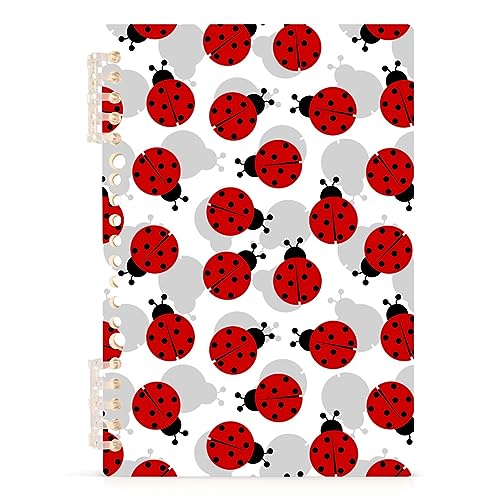 YOUJUNER Notizblock Nettes Marienkäfer-Muster Spiralblock Notizbuch Notebook Journal, A5, 60 Blatt, 120 Seiten, 80 g Papier YOUJUNER Notizblock Nettes Marienkäfer-Muster Spiralblock Notizbuch Notebook Journal, A5, 60 Blatt, 120 Seiten, 80 g Papier von YOUJUNER