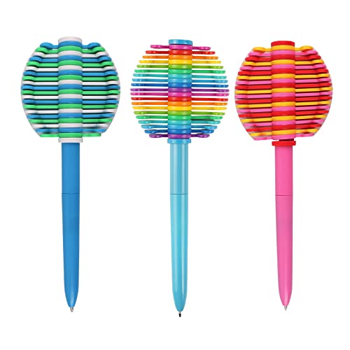 YOUKAI Fidget-Stift, Dekompressions-Kugelschreiber für den Schreibtisch, Geschenk für Kinder, Studenten, 3 Stück (Mix 2) von YOUKAI
