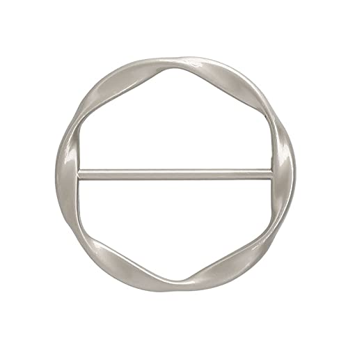 YOUNAFEN Seidenschal Ring Clip T-Shirt Krawattenklammern für Frauen Schals Verschluss Taille Schnalle Mode Metallring für Hemden Kleidung Dekor Silber YOUNAFEN Seidenschal Ring Clip T-Shirt Krawattenklammern für Frauen Schals Verschluss Taille Schnalle Mode Metallring für Hemden Kleidung Dekor Silber von YOUNAFEN