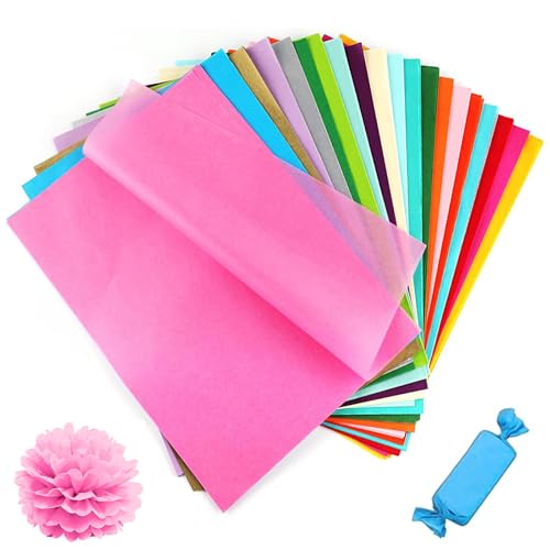 YOUNGSAY 450 Blatt Seidenpapier Bunt, 40 Farben Seidenpapier, 29 x 20 cm Durchscheinend Seidenpapier Verpackungsmaterial für Geschenkverpackung/DIY-Kunsthandwerk//Tischdekoration YOUNGSAY 450 Blatt Seidenpapier Bunt, 40 Farben Seidenpapier, 29 x 20 cm Durchscheinend Seidenpapier Verpackungsmaterial für Geschenkverpackung/DIY-Kunsthandwerk//Tischdekoration von YOUNGSAY