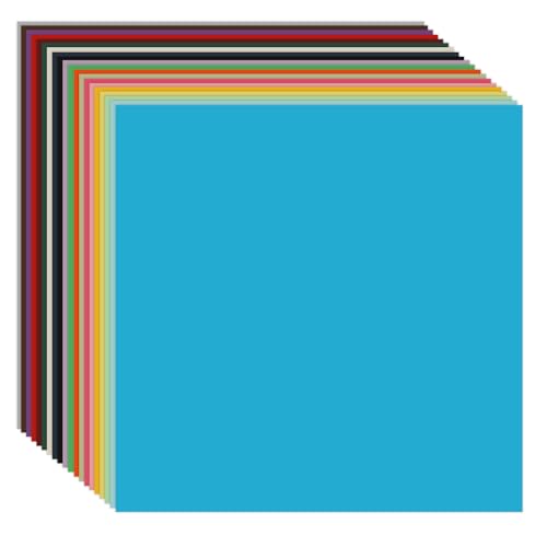 100 Blatt 30,5 x 30,5 cm Karton, bunt, blanko, mehrfarbig, 250 g, Kartonbögen für Bastelarbeiten, Karten, Einladungen, Scrapbook-Zubehör, Geschäftskarten 100 Blatt 30,5 x 30,5 cm Karton, bunt, blanko, mehrfarbig, 250 g, Kartonbögen für Bastelarbeiten, Karten, Einladungen, Scrapbook-Zubehör, Geschäftskarten von YOUNTHYE