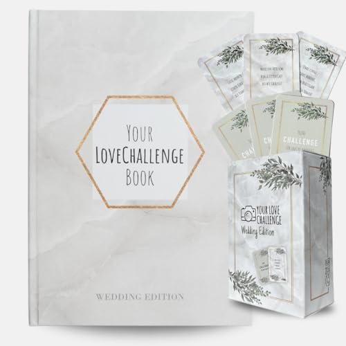 YourLoveChallenge® Hochzeits Edition - Challenge-Buch + gratis 100 Challenge Karten und Aufgaben für das Brautpaar & die Gäste, Hochzeitsgeschenk oder Selbstinvestition vom Brautpaar für die Hochzeit von YOUR LOVE CHALLENGE