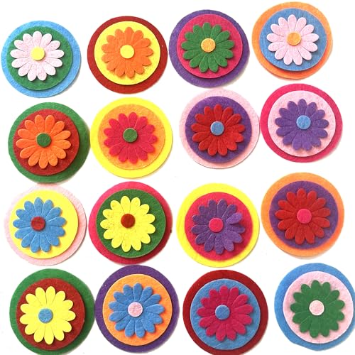 DIY Penny-Teppich, Kissenkreise, runder Filz-Patch, Vliesstoff, zum Aufnähen, DIY-Reparaturflicken für Kleidung, Handwerk, strapazierfähige Stoffkreise, 144 Stück, 3 verschiedene Größen (6 cm - 5 cm DIY Penny-Teppich, Kissenkreise, runder Filz-Patch, Vliesstoff, zum Aufnähen, DIY-Reparaturflicken für Kleidung, Handwerk, strapazierfähige Stoffkreise, 144 Stück, 3 verschiedene Größen (6 cm - 5 cm von YOURNAME