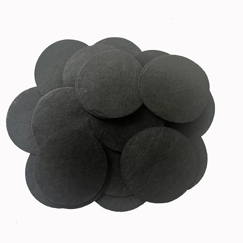 Filz-Patch, rund, zum Aufnähen, für Kleidung, Handwerk, strapazierfähig, Kreise, schwarz, 8 cm, 30 Stück Filz-Patch, rund, zum Aufnähen, für Kleidung, Handwerk, strapazierfähig, Kreise, schwarz, 8 cm, 30 Stück von YOURNAME