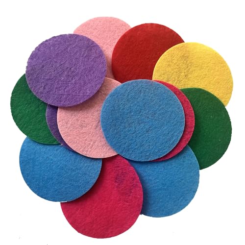 Filzflicken, rund, zum Aufnähen, für Kleidung, Basteln, 6 cm, 50 Stück Filzflicken, rund, zum Aufnähen, für Kleidung, Basteln, 6 cm, 50 Stück von YOURNAME