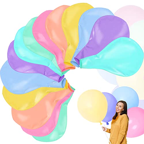14 Stück Riesenballon Bunt, XXL Macaron Luftballons, 18 Zoll Großer Pastell Luftballon, Latex Riesige Ballon, Riesiger Runder Ballon für Geburtstag Hochzeit Jahrestag Festival Party Dekorationen 14 Stück Riesenballon Bunt, XXL Macaron Luftballons, 18 Zoll Großer Pastell Luftballon, Latex Riesige Ballon, Riesiger Runder Ballon für Geburtstag Hochzeit Jahrestag Festival Party Dekorationen von YOUYIKE