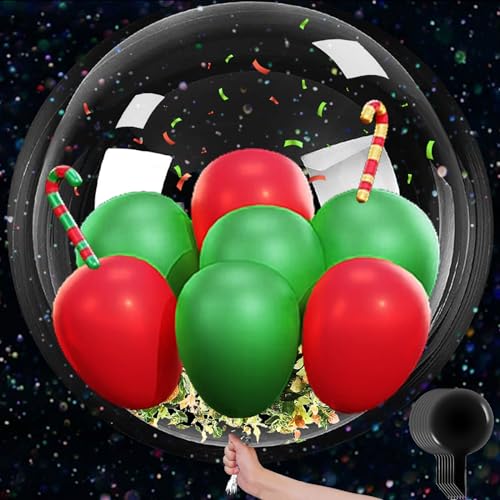Bobo Klar Luftballons, 6 Stück Jumbo Bobo Ballons, Kristall Blase Klar Ballons Runde, Wiederverwendbare Bubble Ballons, für Weihnachtsfeier Geburtstag Hochzeit Jahrestag Dekoration(36Zoll) Bobo Klar Luftballons, 6 Stück Jumbo Bobo Ballons, Kristall Blase Klar Ballons Runde, Wiederverwendbare Bubble Ballons, für Weihnachtsfeier Geburtstag Hochzeit Jahrestag Dekoration(36Zoll) von YOUYIKE