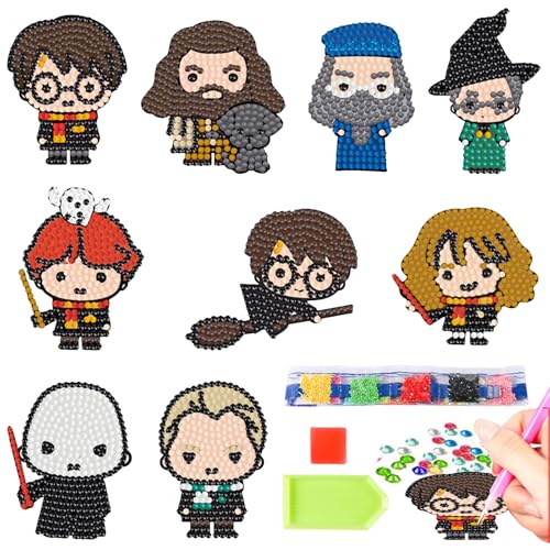 YOUYIKE Diamond Painting Kinder, 9 Stück 5D Cartoon Diamantmalerei, DIY Diamant Aufkleber Kit, Geschenk Jungen Bastelset für Jungen Mädchen Weihnachten, Erntedankfest und Neujahrsgeschenke YOUYIKE Diamond Painting Kinder, 9 Stück 5D Cartoon Diamantmalerei, DIY Diamant Aufkleber Kit, Geschenk Jungen Bastelset für Jungen Mädchen Weihnachten, Erntedankfest und Neujahrsgeschenke von YOUYIKE