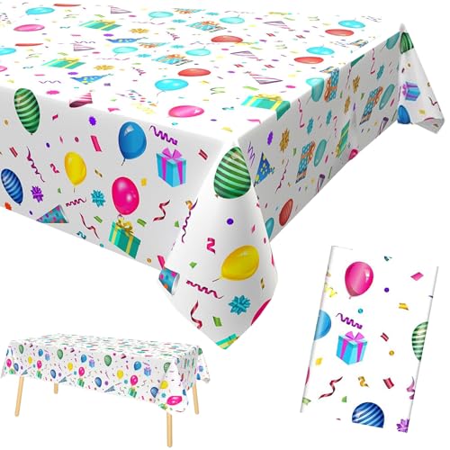 YOUYIKE Happy Birthday Tischläufer, 137 x 274 cm Party Tischdecke, Tischdecke Kindergeburtstag, Geburtstag Tischdecke, Tischdeko Geburtstag Für Tischläufer Geburtstag Mädchen Jungen Kinder YOUYIKE Happy Birthday Tischläufer, 137 x 274 cm Party Tischdecke, Tischdecke Kindergeburtstag, Geburtstag Tischdecke, Tischdeko Geburtstag Für Tischläufer Geburtstag Mädchen Jungen Kinder von YOUYIKE
