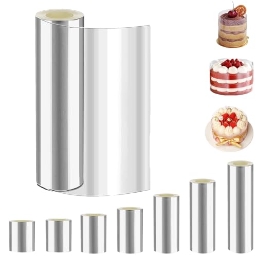 YOUYIKE 1 Rolle Tortenrandfolie 15cm x 10m Transparent Acetat Rolle, Tortenrandfolie Wiederverwendbar, Acetate Foil Foil für Tortendeko Schokolade Mousse Kuchen Dessertringe YOUYIKE 1 Rolle Tortenrandfolie 15cm x 10m Transparent Acetat Rolle, Tortenrandfolie Wiederverwendbar, Acetate Foil Foil für Tortendeko Schokolade Mousse Kuchen Dessertringe von YOUYIKE