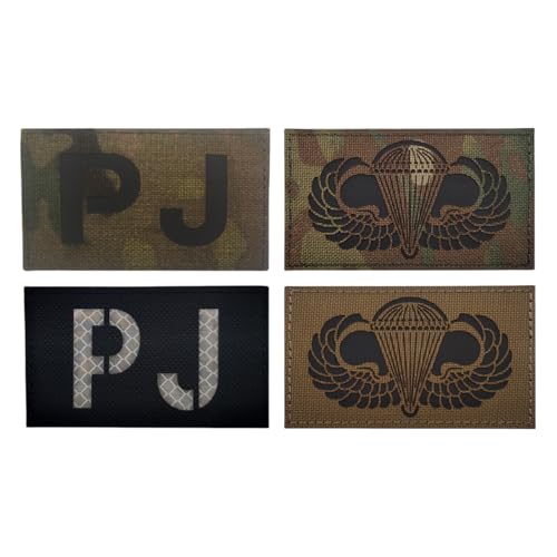 Pj Fallschirmjäger Airborne IR Reflex Patch, Nacht Iff Patch, Taktischer Nylon Patch Passend Für Taktische Weste, Helm Pj Fallschirmjäger Airborne IR Reflex Patch, Nacht Iff Patch, Taktischer Nylon Patch Passend Für Taktische Weste, Helm von YOYUMI