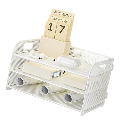 3-stöckige Papieraufbewahrung, Briefablage, Aktenhalter, Schreibtisch-Organizer, Aktenablagen, Zubehör, Bürobedarf, Bürobedarf, Aktenablage, Organizer, Notizbücher, Sortierregal für Bibliothek 3-stöckige Papieraufbewahrung, Briefablage, Aktenhalter, Schreibtisch-Organizer, Aktenablagen, Zubehör, Bürobedarf, Bürobedarf, Aktenablage, Organizer, Notizbücher, Sortierregal für Bibliothek von YPBEW