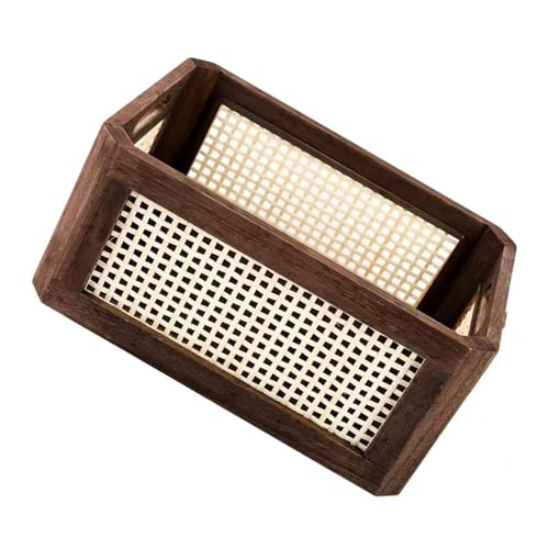 Eleganter Handgewebter Rechteckiger Speicherkorb Aus Holz Der Für Kabinettsraum Sparete Designs Rattankorb Gefertigt Wurde von YPBEW