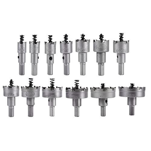 YPGNKEKPLM 13-teiliges Set aus Hartmetall-Lochöffner-Set, Edelstahl-Lochöffner, Reibahle, Metall-Take-Loch-Bohrer Zubehör für Elektrowerkzeuge YPGNKEKPLM 13-teiliges Set aus Hartmetall-Lochöffner-Set, Edelstahl-Lochöffner, Reibahle, Metall-Take-Loch-Bohrer Zubehör für Elektrowerkzeuge von YPGNKEKPLM