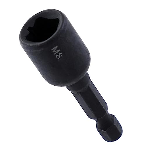YPGNKEKPLM 1pc Tap Socket Collet -Schraubenschlüssel M4-M16 Maschinenstempel -Sockeladapter Sechskant Shank Quadratfahrergewinde Schraube auf Chuck tippen Zubehör für Elektrowerkzeuge(M8) von YPGNKEKPLM