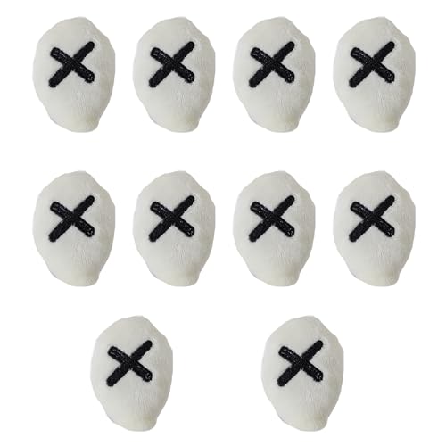 10 x Cartoon-Augen Charm Plüsch Stirnband Haarschmuck Verzierungen Augen Cartoon Plüsch Zubehör 10 x Cartoon-Augen Charm Plüsch Stirnband Haarschmuck Verzierungen Augen Cartoon Plüsch Zubehör von YPREWY