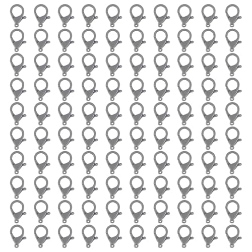100 farbige Karabinerverschlüsse, 35 mm, für Schlüsselanhänger, Armbänder, Halsketten, Schmuckherstellung, Kunsthandwerk 100 farbige Karabinerverschlüsse, 35 mm, für Schlüsselanhänger, Armbänder, Halsketten, Schmuckherstellung, Kunsthandwerk von YPREWY