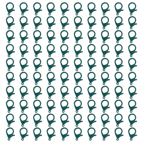100 farbige Karabinerverschlüsse, 35 mm, für Schlüsselanhänger, Armbänder, Halsketten, Schmuckherstellung, Kunsthandwerk 100 farbige Karabinerverschlüsse, 35 mm, für Schlüsselanhänger, Armbänder, Halsketten, Schmuckherstellung, Kunsthandwerk von YPREWY