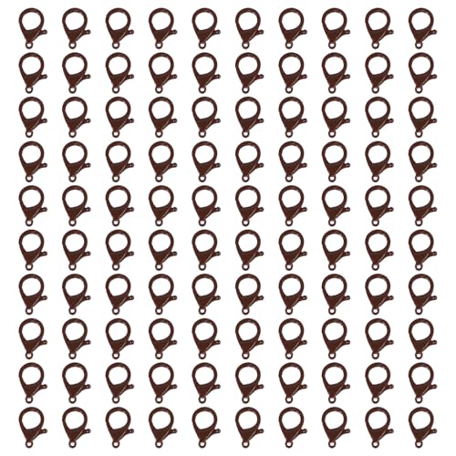 100 farbige Karabinerverschlüsse, 35 mm, für Schlüsselanhänger, Armbänder, Halsketten, Schmuckherstellung, Kunsthandwerk 100 farbige Karabinerverschlüsse, 35 mm, für Schlüsselanhänger, Armbänder, Halsketten, Schmuckherstellung, Kunsthandwerk von YPREWY