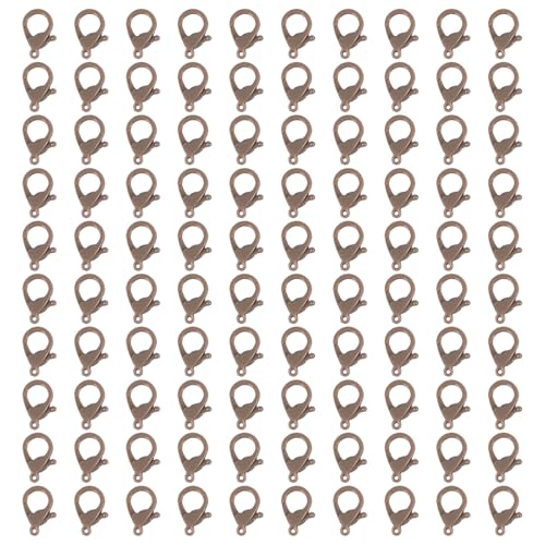 100 farbige Karabinerverschlüsse, 35 mm, für Schlüsselanhänger, Armbänder, Halsketten, Schmuckherstellung, Kunsthandwerk 100 farbige Karabinerverschlüsse, 35 mm, für Schlüsselanhänger, Armbänder, Halsketten, Schmuckherstellung, Kunsthandwerk von YPREWY