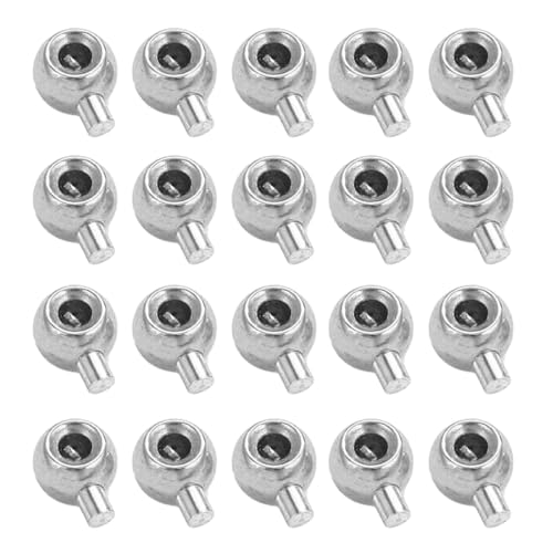 20 Packstopper Abstandshalter Perle Abschluss Verschlüsse Positionierung Verschluss Edelstahl Crimp End Perlen Geschenk Für Schmuckhersteller von YPREWY